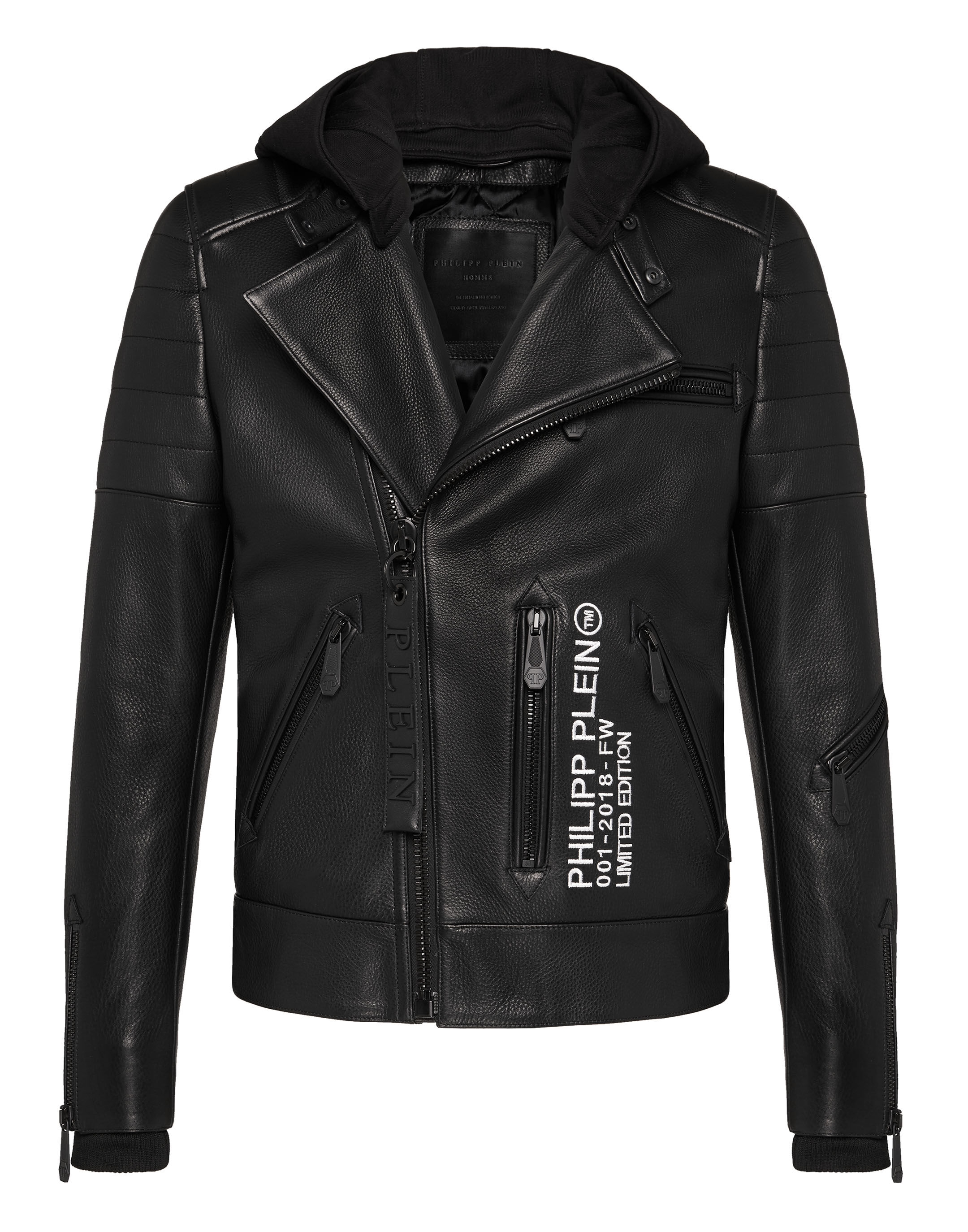 Leather Biker Skull Philipp Plein Outlet