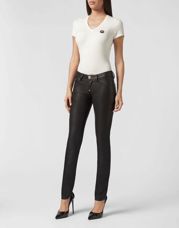 Leather Slim Trousers Original