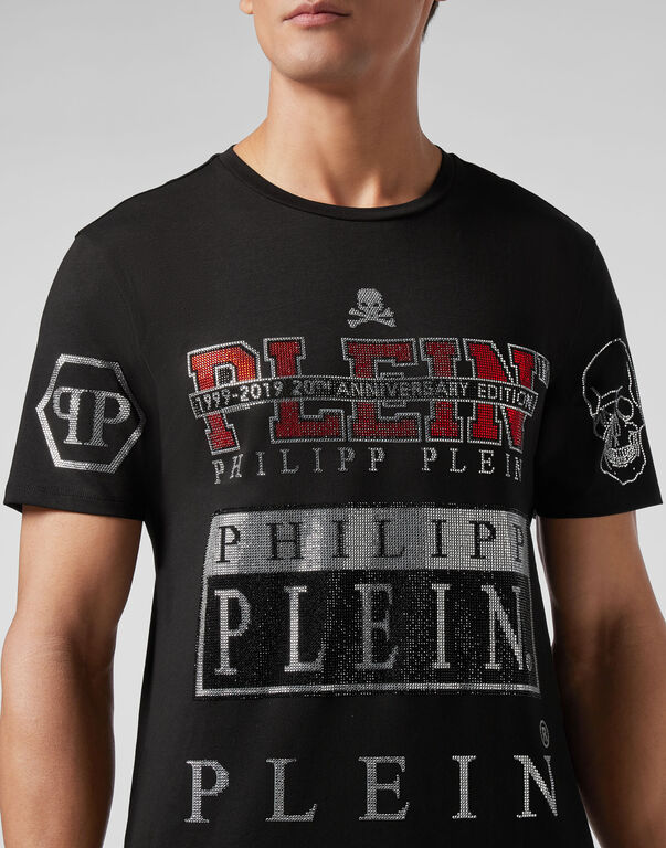 T-shirt Platinum Cut Round Neck Logos