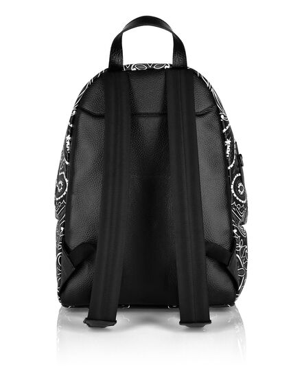 Leather BAckpack Paisley