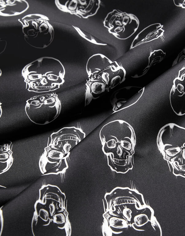 Silk Foulard 90x90 Skull