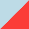 turquoise/red
