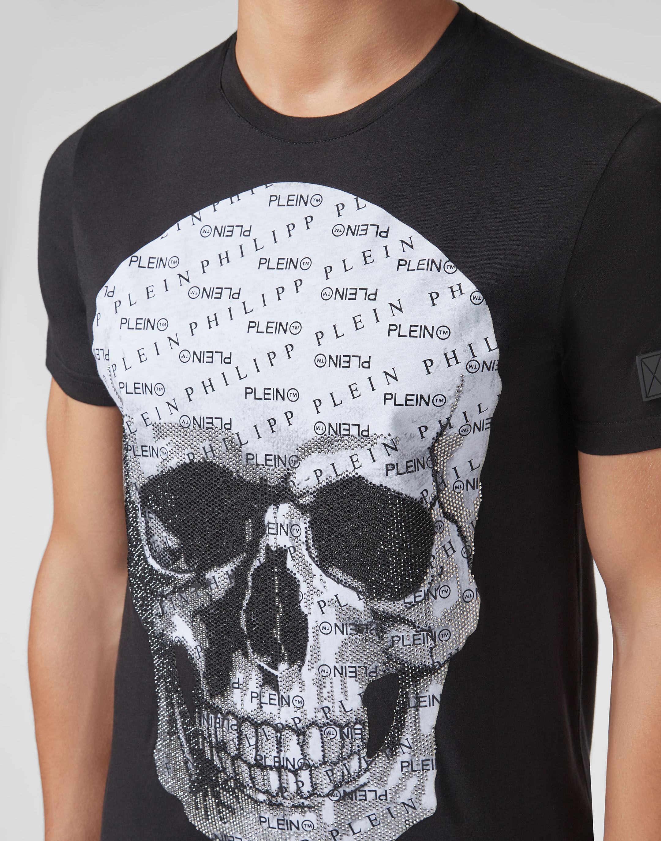 T shirt Round Neck SS All over PP Philipp Plein Outlet