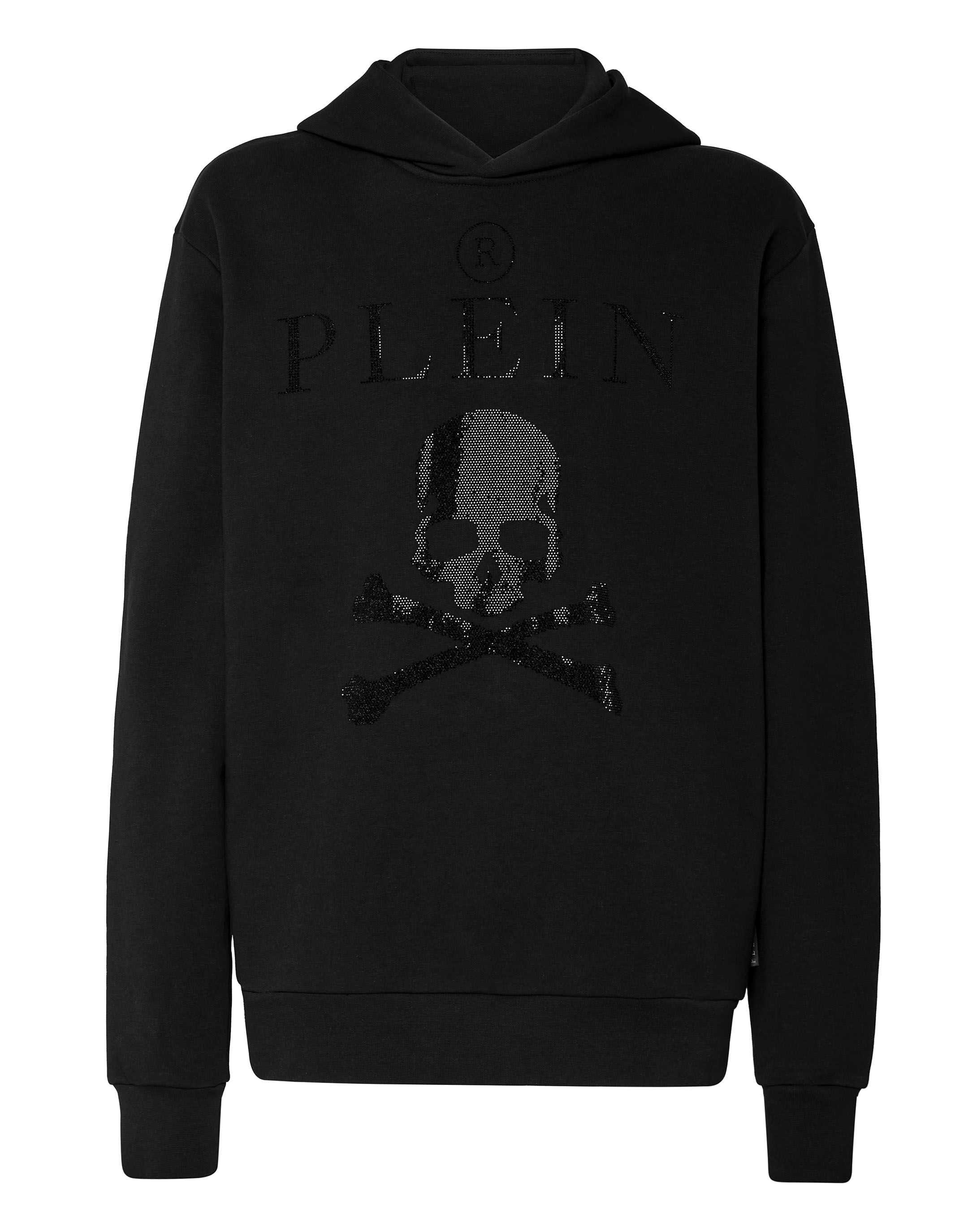 Hoodie Sweatshirt Crystal Skull Philipp Plein Outlet