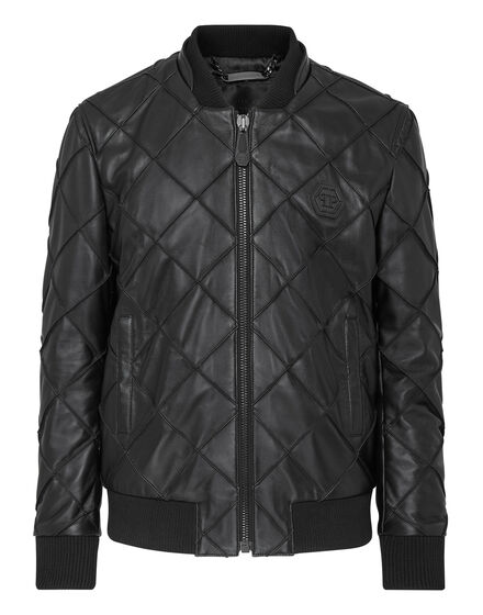 Leather Bomber Statement