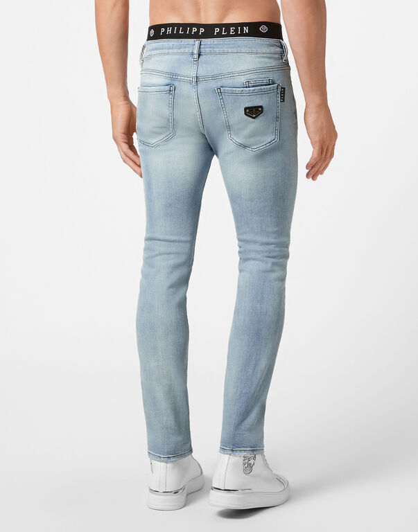 Denim Skinny Trousers fit Iconic Plein