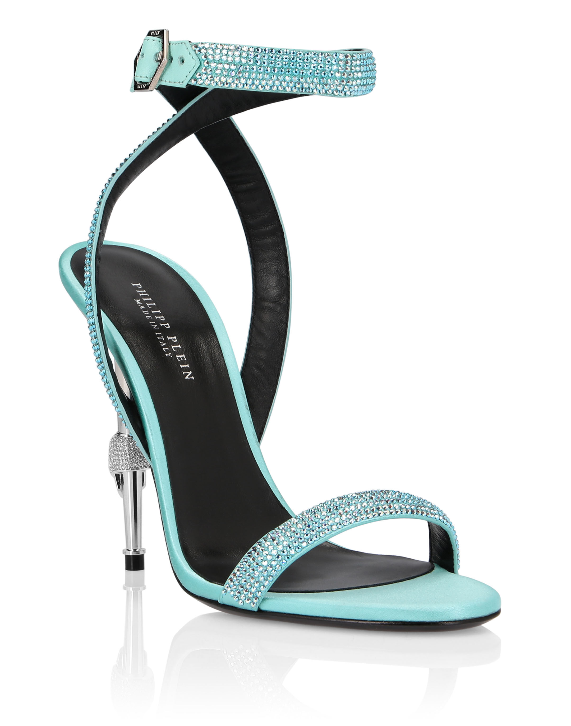 Crystal high heel sandals outlet