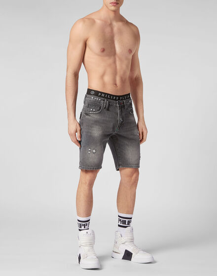 Denim Shorts Mykonos  Fit Destroyed