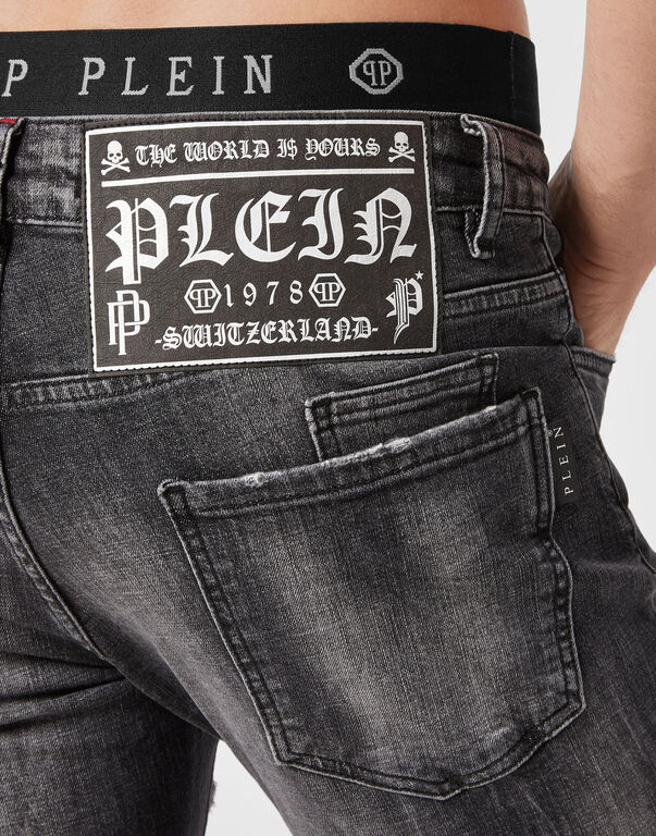 Denim Trousers Super Straight Cut Philipp Plein TM