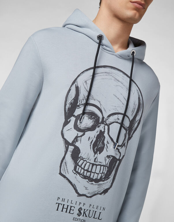 Hoodie sweatshirt print Skull