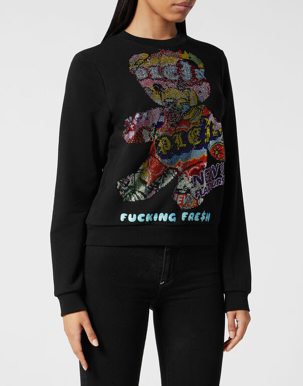 Strass Sweatshirt Roundneck Tutti Frutti