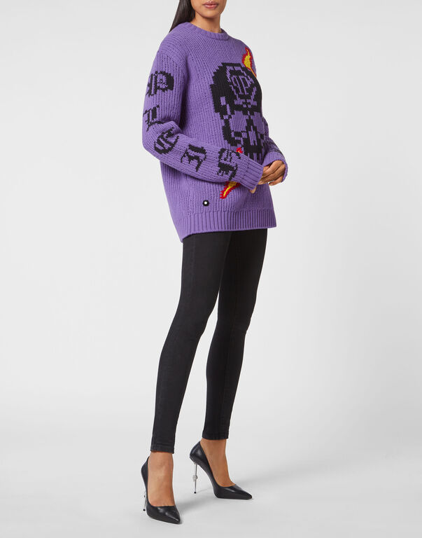 Round Neck Pullover LS Skull Round Neck Pullover LS Skull