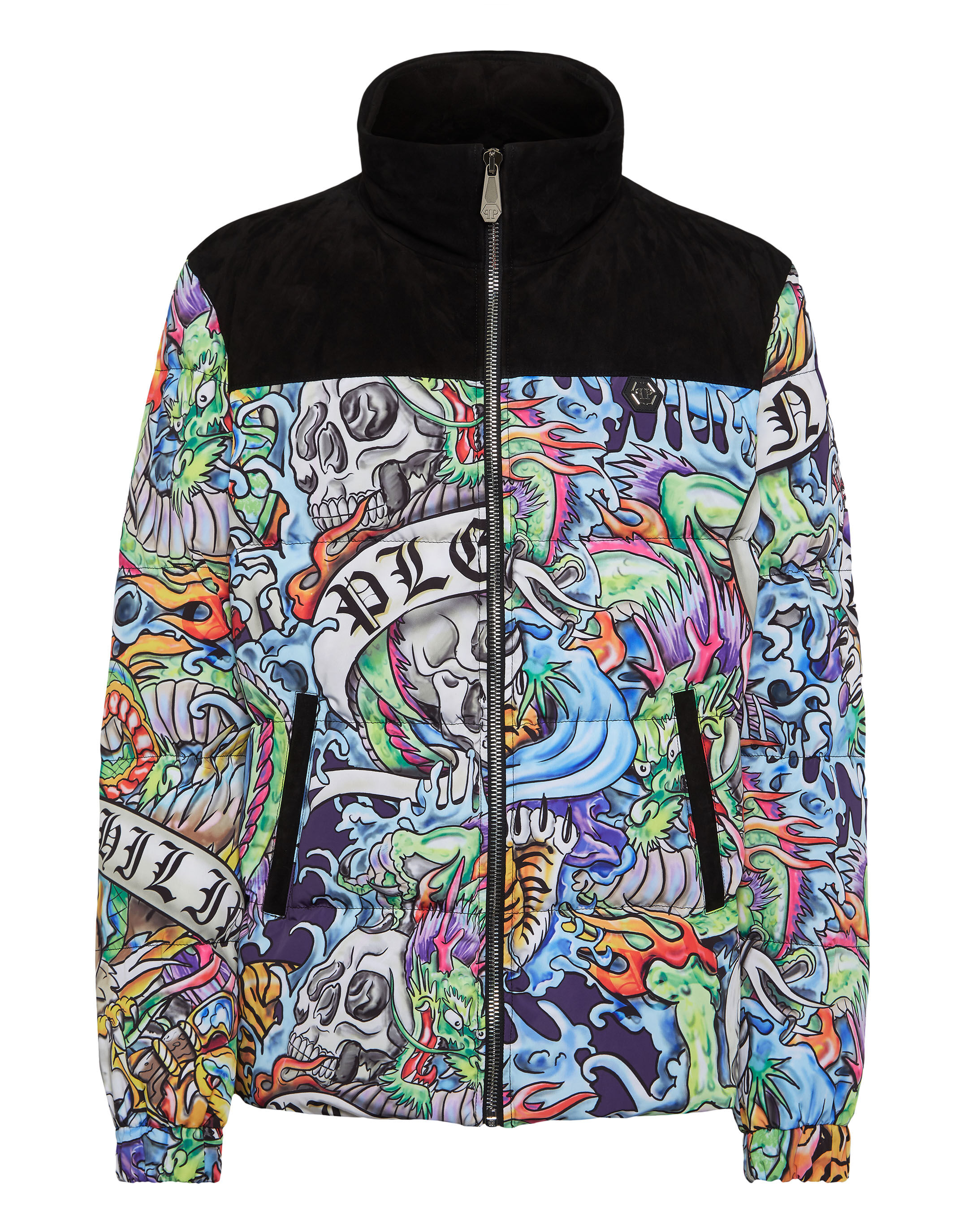 PHILIPP PLEIN Y2K ラインストーン タイガー トラックジャケット PHILIPP PLEIN Y2K ラインストーン タイガー トラックジャケット