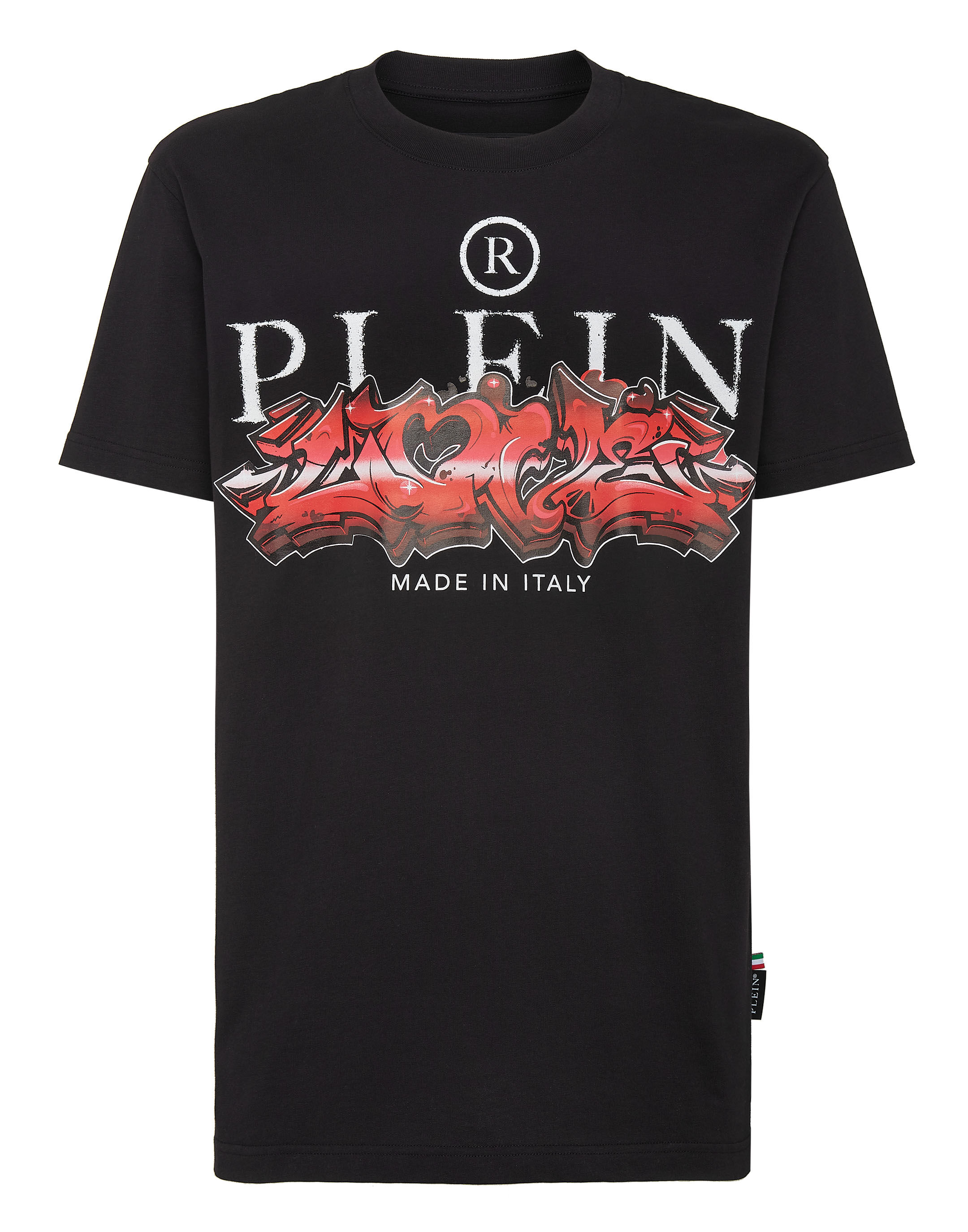Tシャツ・カットソー Philipp Plein PACC MTK 6214 PJY002N PP GLASS T-shirt T-shirt Round Neck SS PP Glass | Philipp Plein Outlet