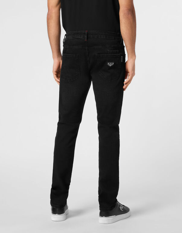 Denim Trousers Super Straight Cut Basic