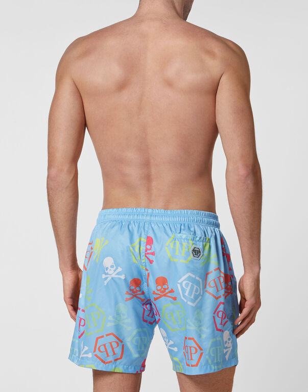 Beachwear Trousers Skull and Plein