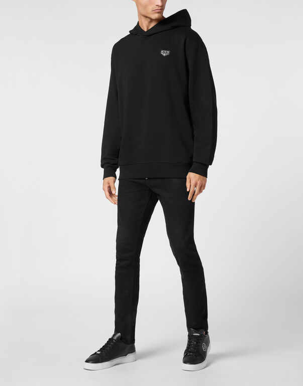 Hoodie Sweatshirt LS Iconic Plein