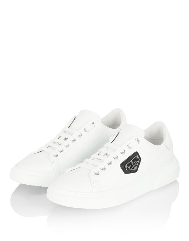 Leather Lo-Top Sneakers Iconic Plein