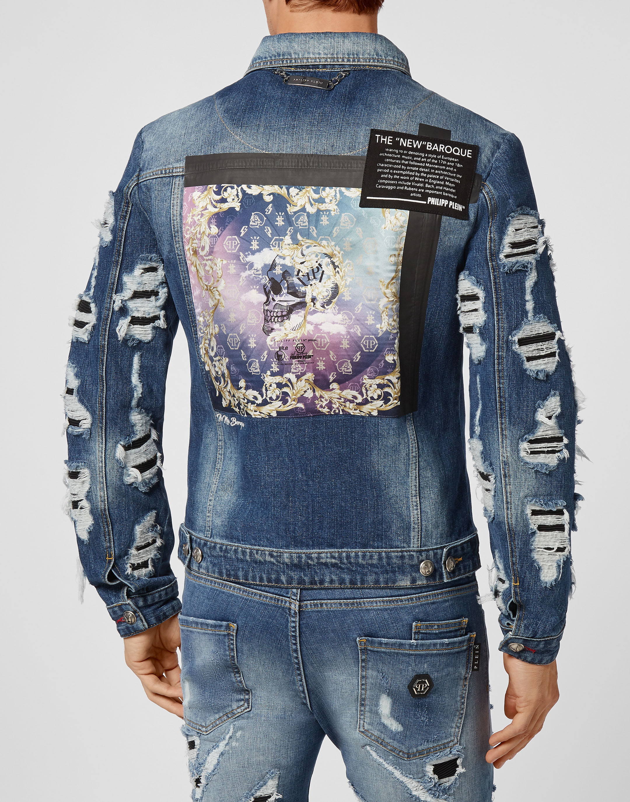 Denim Jacket New Baroque | Philipp Plein Outlet