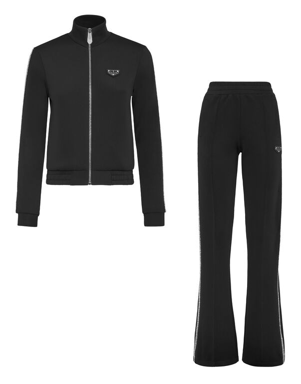 Jogging Jacket/Trousers Crystal Chain