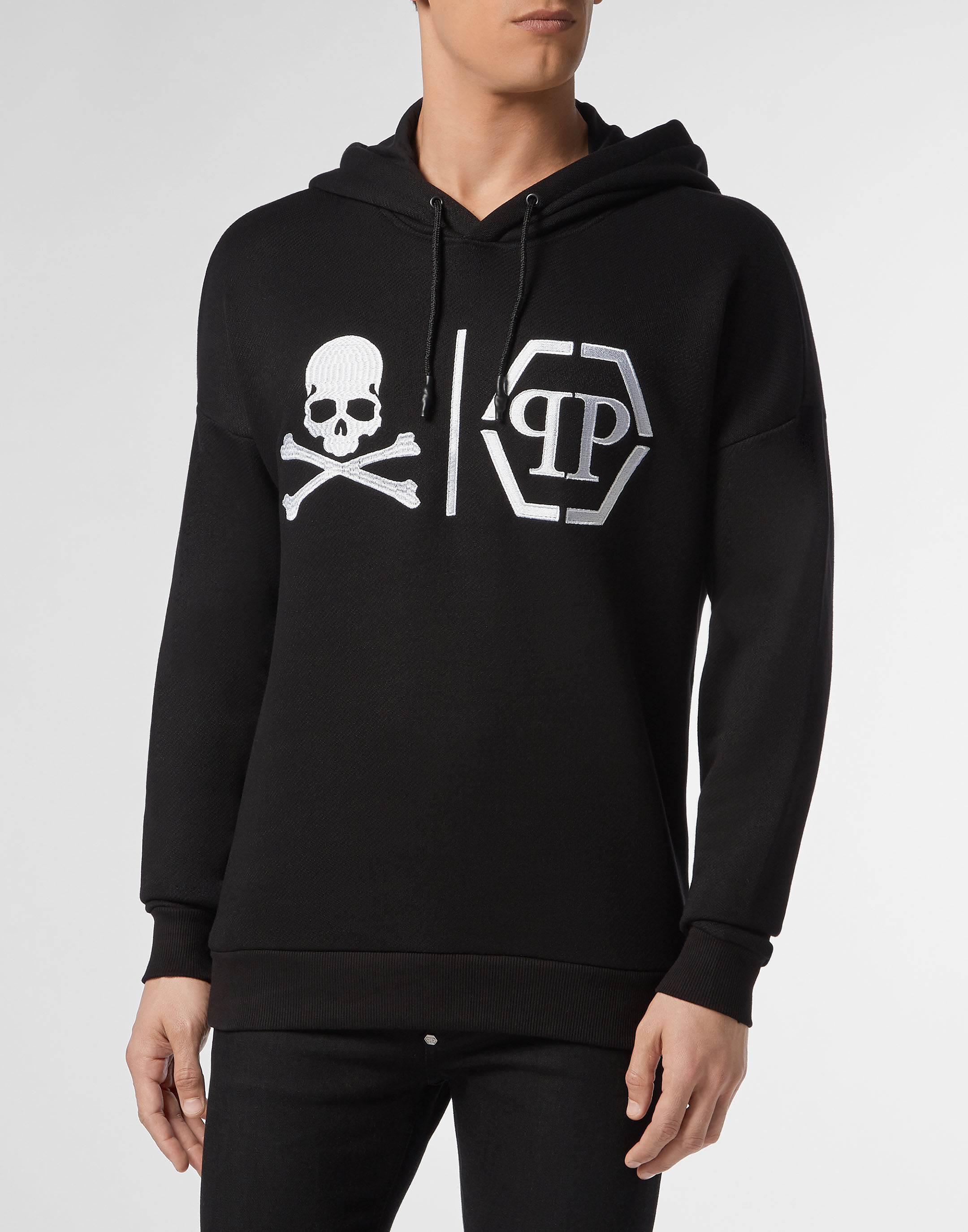 Skull statement deals hoodie