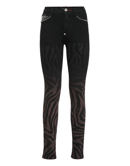 High Waist Jegging Zebra