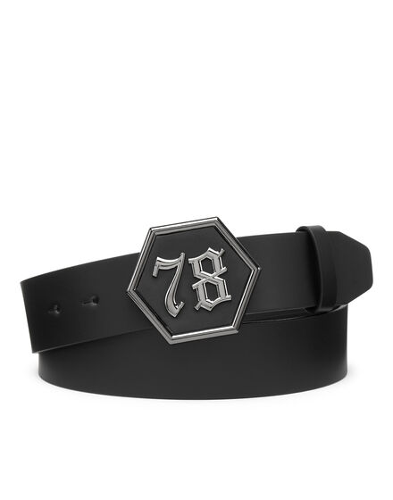 Leather Belt Gothic Plein