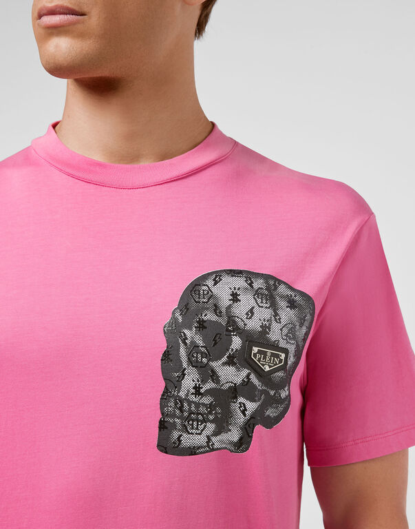 T-shirt Round Neck SS print Skull