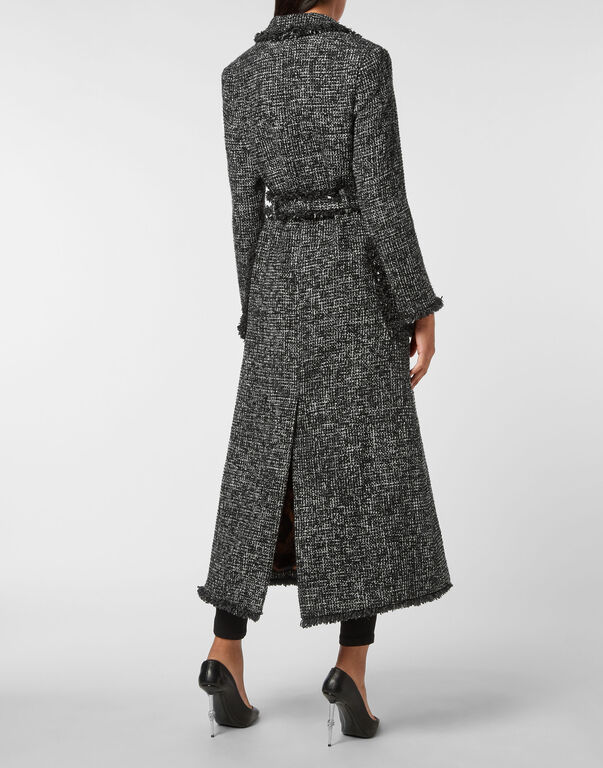 Tweed Long Coat