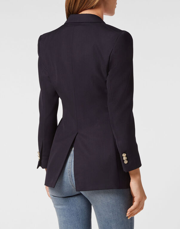 Wool Marine Fit Blazer