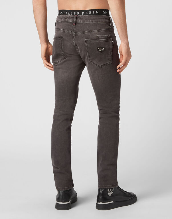 Denim Trousers Super Straight Cut Basic