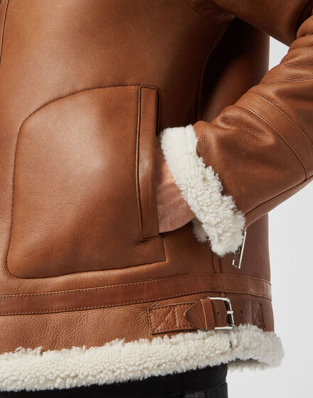 Shearling Leather Jacket