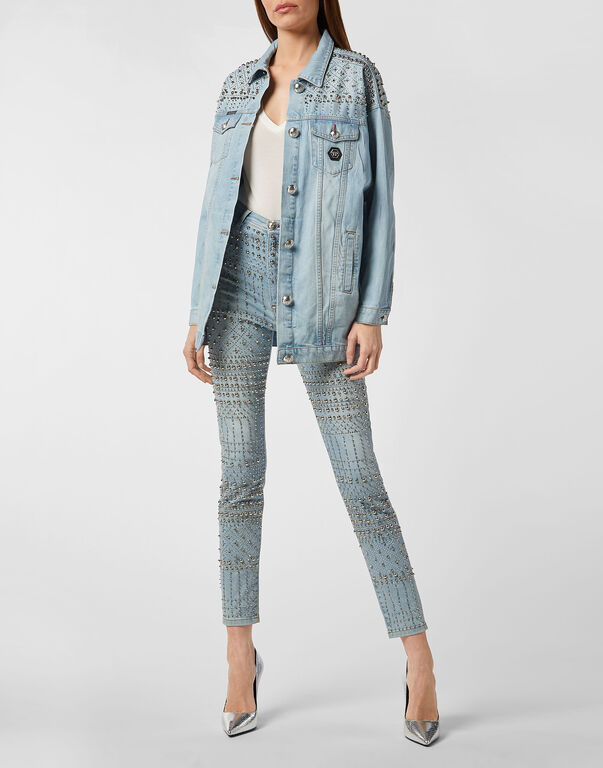 Denim Jacket Gothic Plein