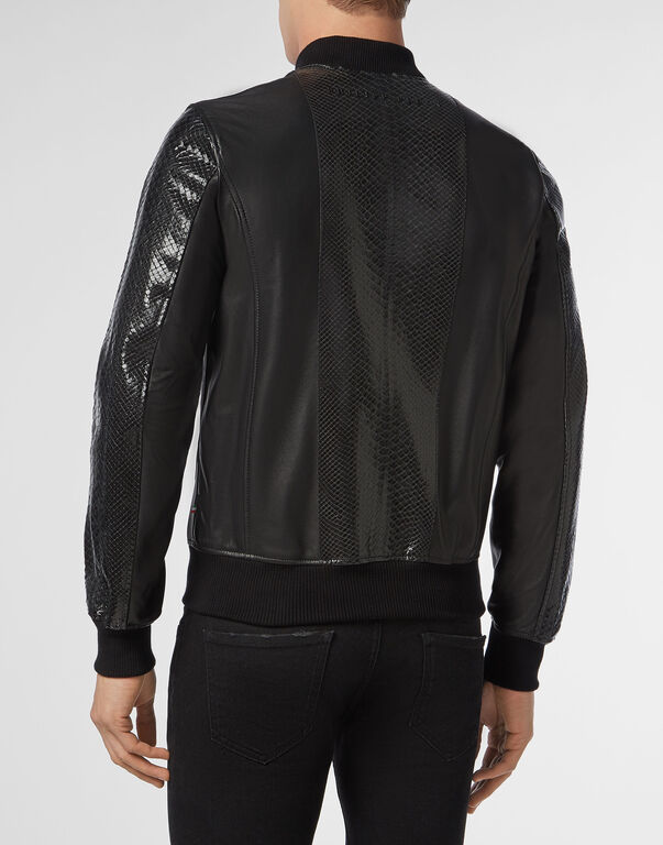 Leather Bomber Luxury