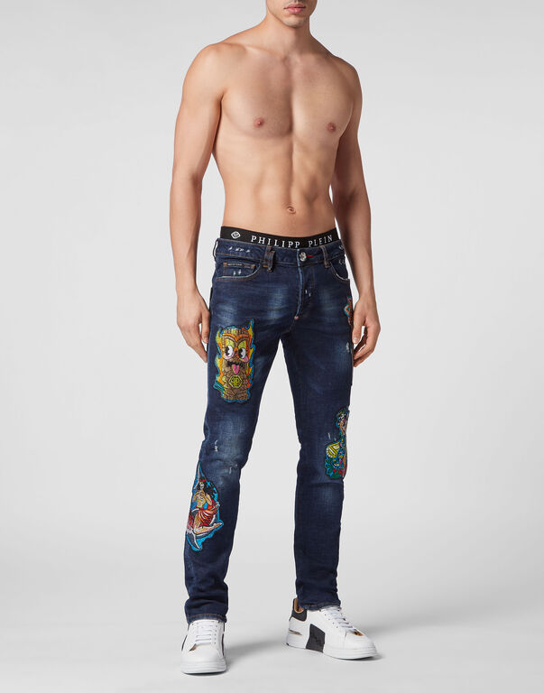 Denim Trousers Super Straight Cut Hawaii