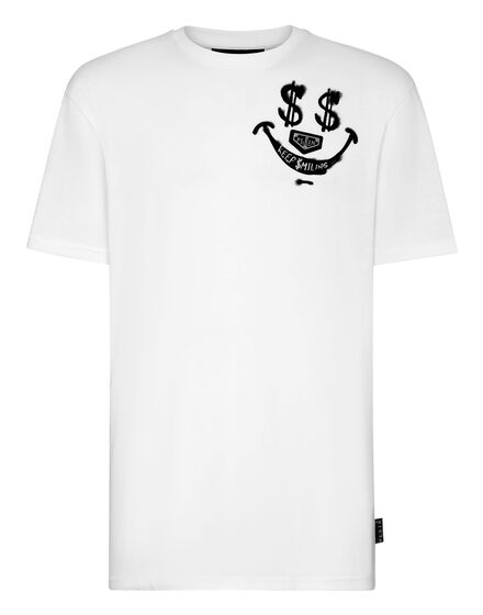 T-shirt Round Neck SS stones Keep $miling
