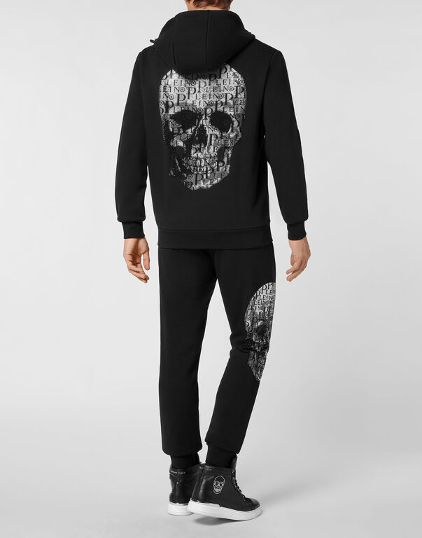 Tracksuit Top/Trousers Stones Skull and Plein