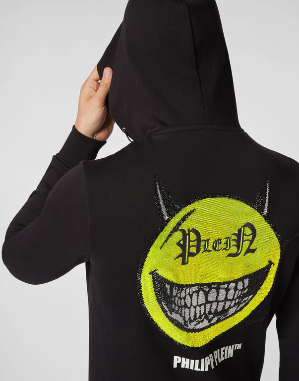 Hoodie Sweatjacket Evil Smile