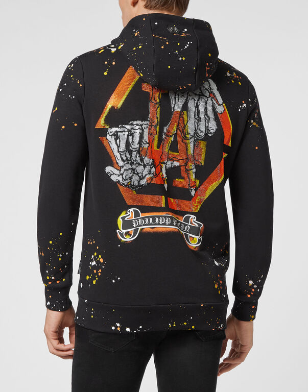Hoodie sweatshirt Stones LA fingers