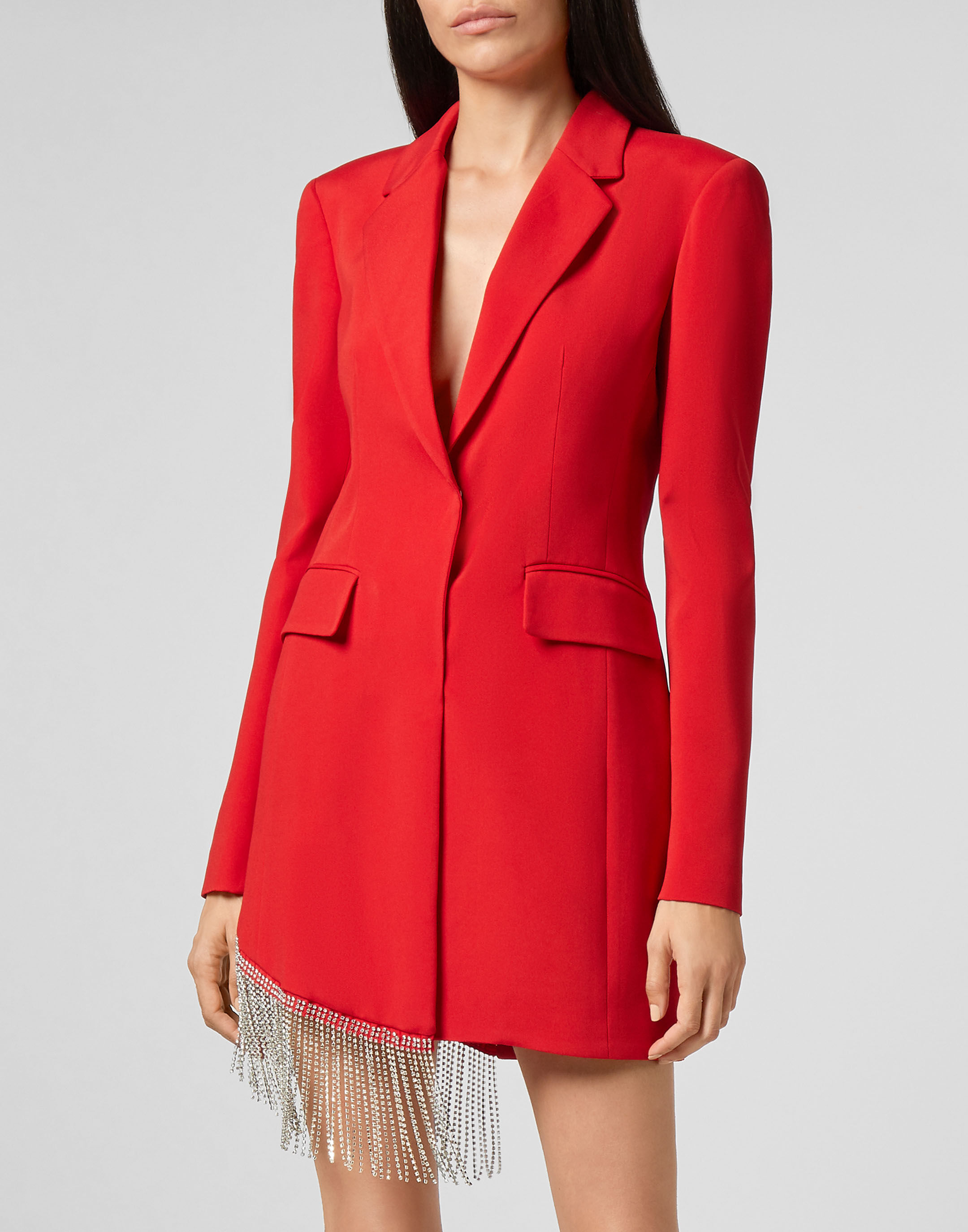 Fringe blazer dress outlet
