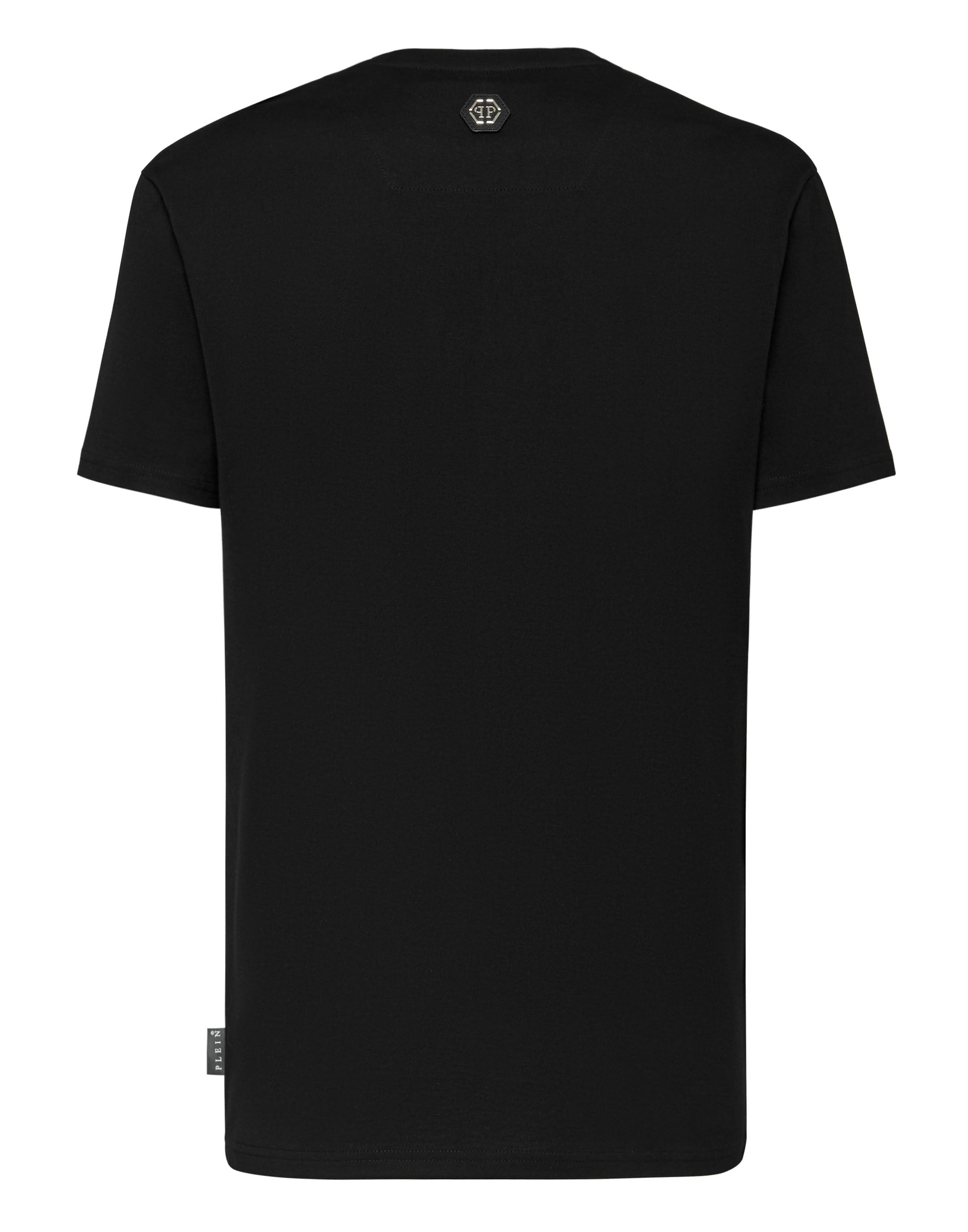 Tシャツ・カットソー PHILIPP PLEIN Men T-shirt Black PAECMTK8123PJY002N 0201 T-shirt Round Neck SS | Philipp Plein Outlet