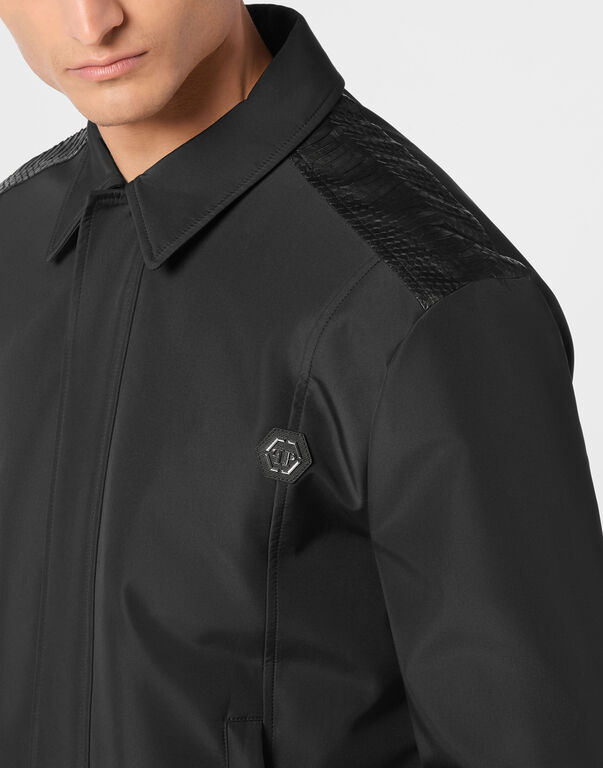 Bomber Jacket Elaphe Inserts