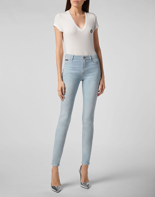 High Waist Jegging Crystal