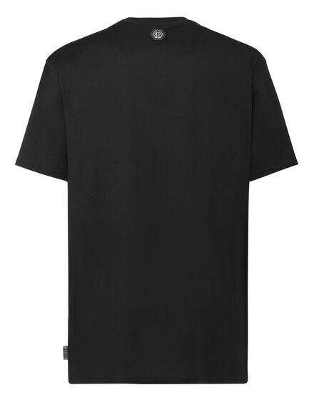 T-shirt Round Neck SS Crystal Skull with Crystals