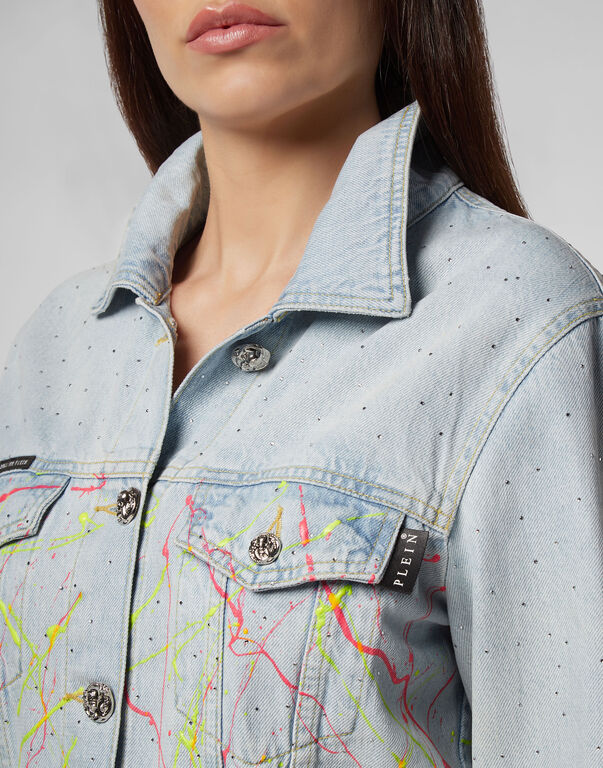 Denim Jacket Crystal