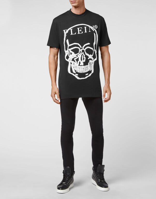 Jersey T-shirt Round Neck SS Skull and Plein