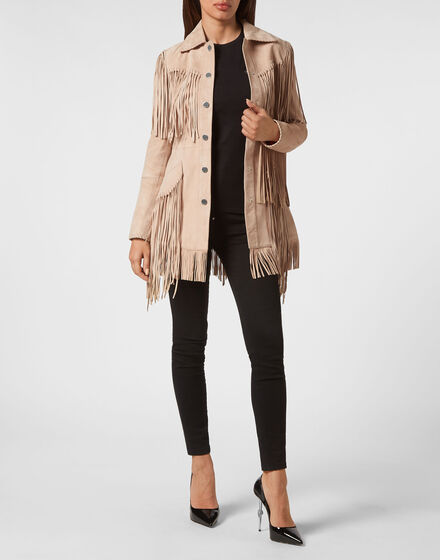 Suede Jacket Gothic Plein