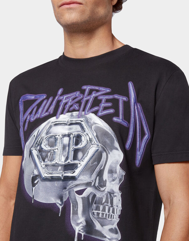 T-shirt Round Neck Skull