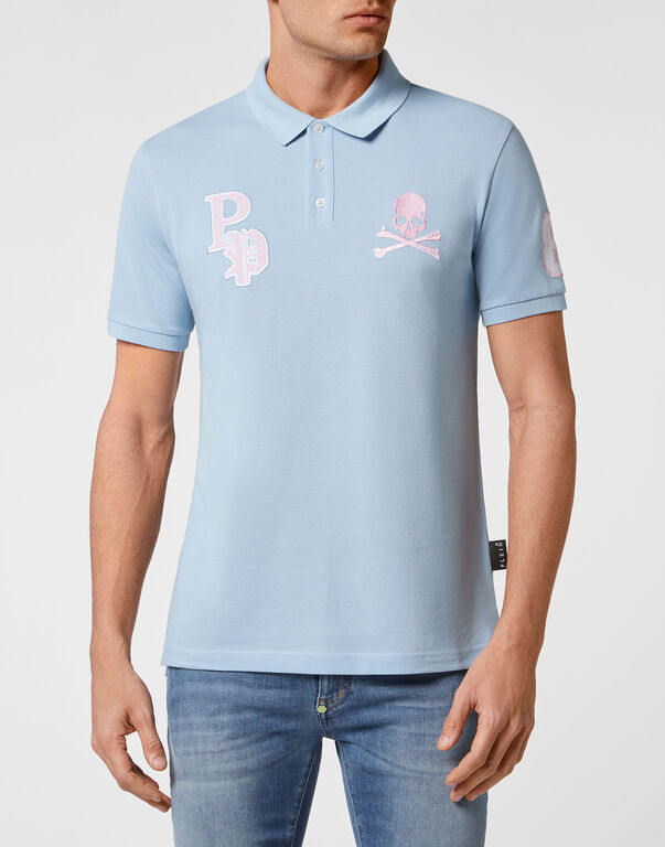 Slim Fit Polo shirt SS Skull and Plein