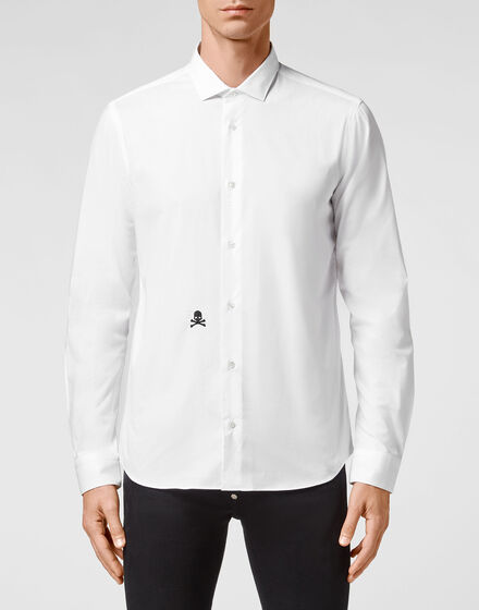 Shirt Sugar Daddy LS Embroidery Skull